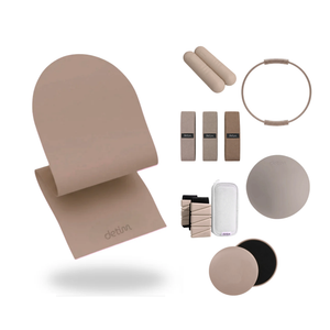 Complete Pilates Kit - Bangles + Dumbbells + Mat + Bands + Ball + Ring + Sliders