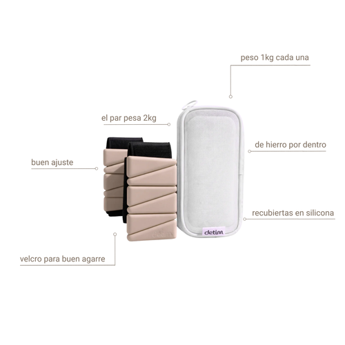 Detim Bangles - 1 kg cada pieza (incluye estuche)