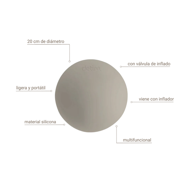 Detim Ball - pelota ligera 20 cm