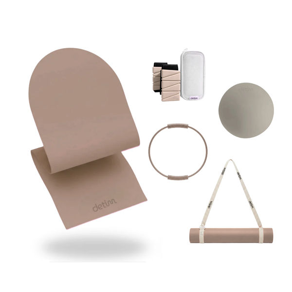 Pilates Basic Kit - Detim Mat + Detim Bangles +  Detim Ball + Detim Ring